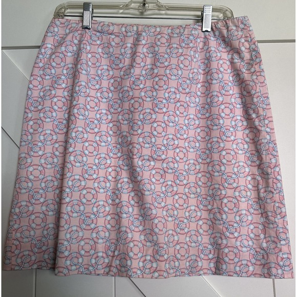 Vineyard Vines Dresses & Skirts - Vineyard Vines Skirt Nautical Life Preserver Rings Pink sz‎ 6